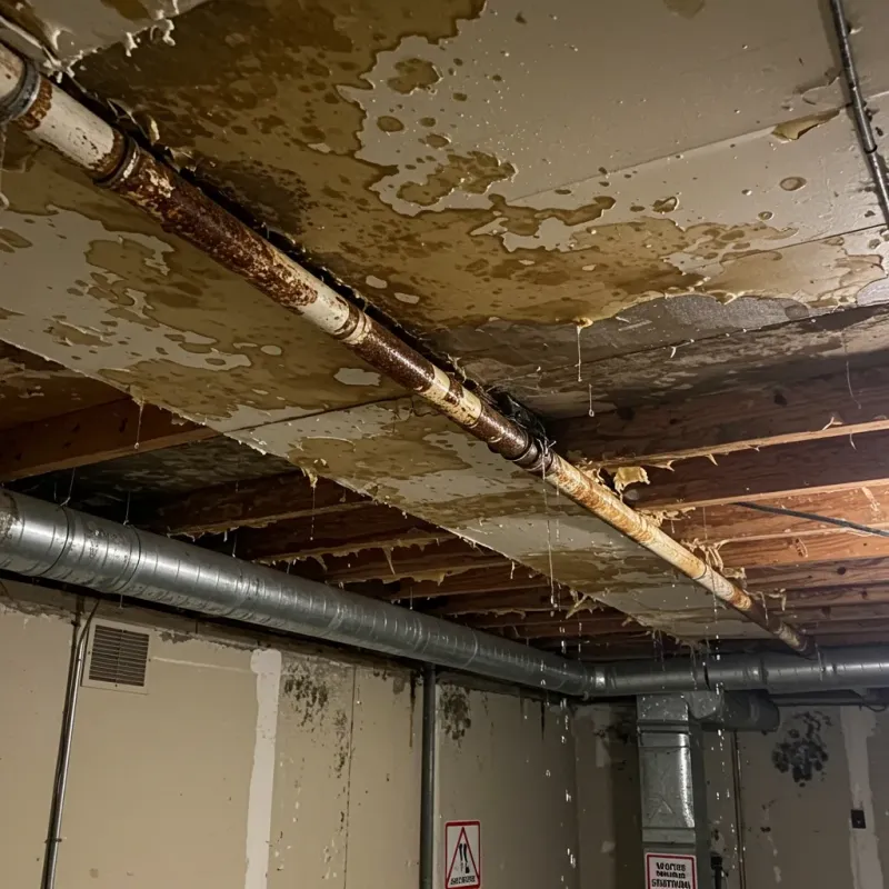 Ceiling Water Damage Repair in Meridian Station, MS